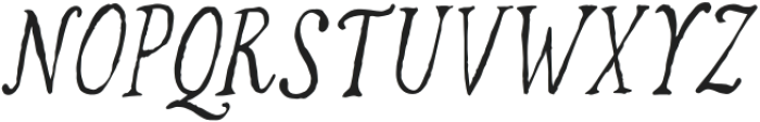 ThriftedAttire-Italic otf (400) Font UPPERCASE