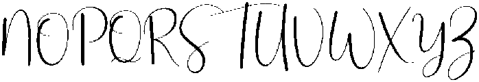Thrifty Regular otf (400) Font UPPERCASE
