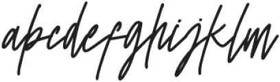 ThriphikaScript Regular otf (400) Font LOWERCASE