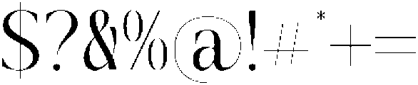 Through Culture otf (400) Font OTHER CHARS