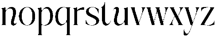 Through Culture otf (400) Font LOWERCASE
