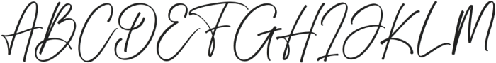 Through-Regular otf (400) Font UPPERCASE