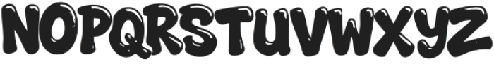 ThrowBlaster Regular otf (400) Font UPPERCASE