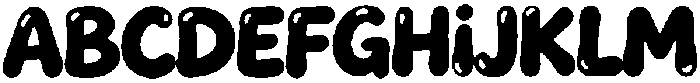 Thrumble Bold otf (700) Font UPPERCASE