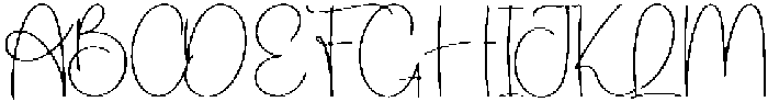 Thunder Regular otf (400) Font UPPERCASE