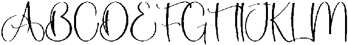 Thunder Regular otf (400) Font UPPERCASE
