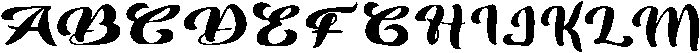 Thunder Regular otf (400) Font UPPERCASE