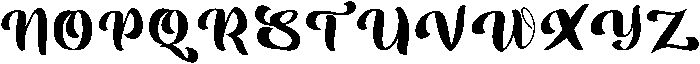 Thunder Regular otf (400) Font UPPERCASE
