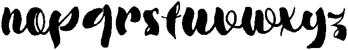 Thunder Regular otf (400) Font LOWERCASE