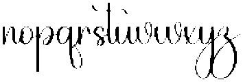 Thunder Regular otf (400) Font LOWERCASE