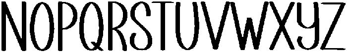Thunder Regular otf (400) Font LOWERCASE