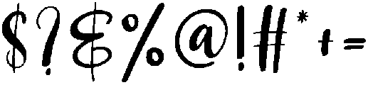 Thunder Regular otf (400) Font OTHER CHARS