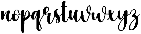 Thunder Regular otf (400) Font LOWERCASE