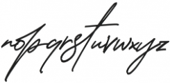 Thunder Stone Script otf (400) Font LOWERCASE