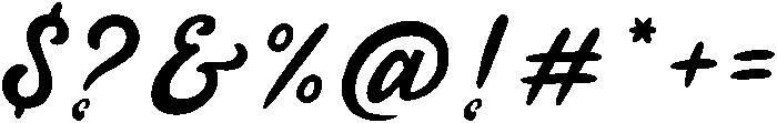 Thunder otf (400) Font OTHER CHARS