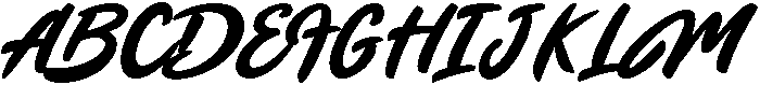 Thunder otf (400) Font UPPERCASE