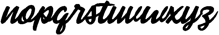 Thunder otf (400) Font LOWERCASE