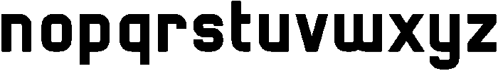 Thunder otf (400) Font LOWERCASE