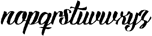 Thunder otf (400) Font LOWERCASE