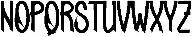 Thunderbolt Regular otf (400) Font UPPERCASE