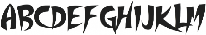 Thundercover otf (400) Font LOWERCASE