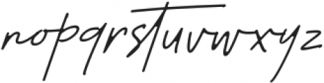 Thunderlightning Script Pen Italic otf (300) Font LOWERCASE