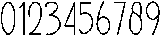 Thursday Regular otf (400) Font OTHER CHARS