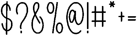 Thursday Regular otf (400) Font OTHER CHARS