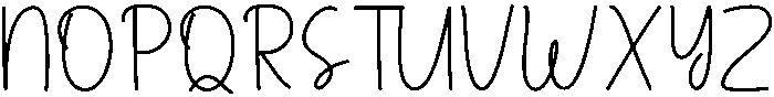 Thursday Regular otf (400) Font UPPERCASE
