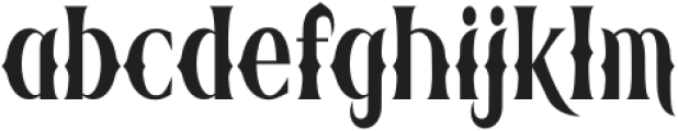 Thursday-Regular otf (400) Font LOWERCASE