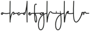 Thursday Signature Regular otf (400) FONT