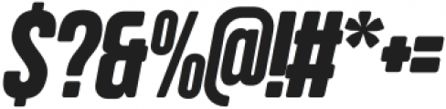 Thyga Italic Semirounded Regular otf (400) Font OTHER CHARS