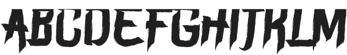 the blame demo ttf (400) Font UPPERCASE