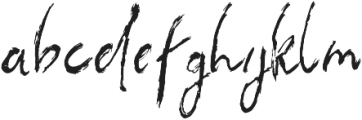 the flashter otf (400) Font LOWERCASE