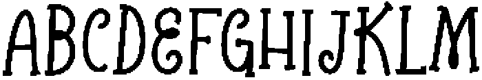 theEtoiles-Bold otf (700) Font UPPERCASE