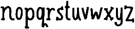 theEtoiles-Bold otf (700) Font LOWERCASE