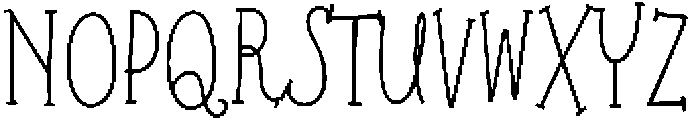 theEtoiles-Regular otf (400) Font UPPERCASE