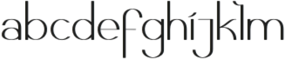 theuphora otf (400) Font LOWERCASE