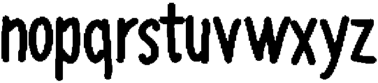 thin comic Bold otf (100) Font LOWERCASE