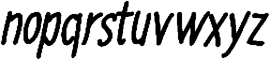 thin comic Medium Italic otf (100) Font LOWERCASE