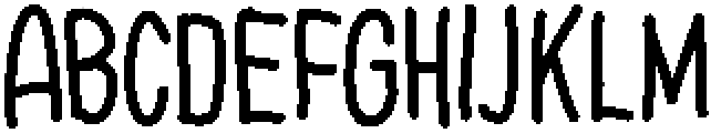 thin comic otf (100) Font UPPERCASE
