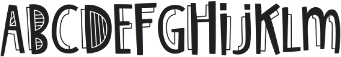 thirty one typeface Regular otf (400) Font LOWERCASE