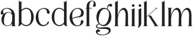 thomare Regular otf (400) Font LOWERCASE