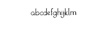 The Anomali Typeface Font LOWERCASE
