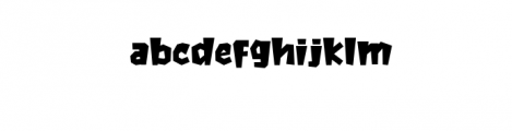 The Baby Monster.ttf Font LOWERCASE