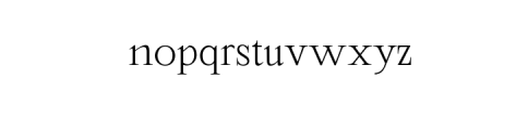 The Broads-Extralight.ttf Font LOWERCASE