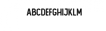 The Foregen Rough Two.otf Font UPPERCASE