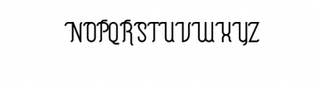 The Hotelio Unique Font Sans Font UPPERCASE