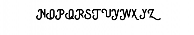 The Mortages.ttf Font UPPERCASE