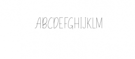 The Night Light.ttf Font UPPERCASE